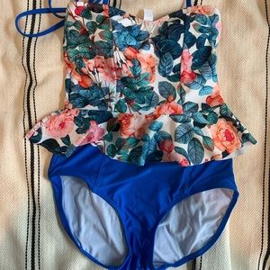 LimeRicki Peplum Swim Set - sz.S